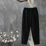Betania | Pantalon Classique en Lin avec Confort Quotidien pour Femme