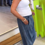 Jean Décontracté À Taille Élastique
