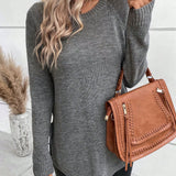 Pull Avec Manches Raglan Et Design De Nœud Latéral
