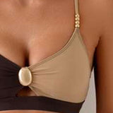 Maillot De Bain Haute Taille Sexy Soutien-Gorge Triangle