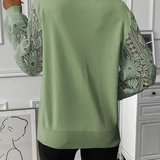 Pull Col En V Tendance Ajouré