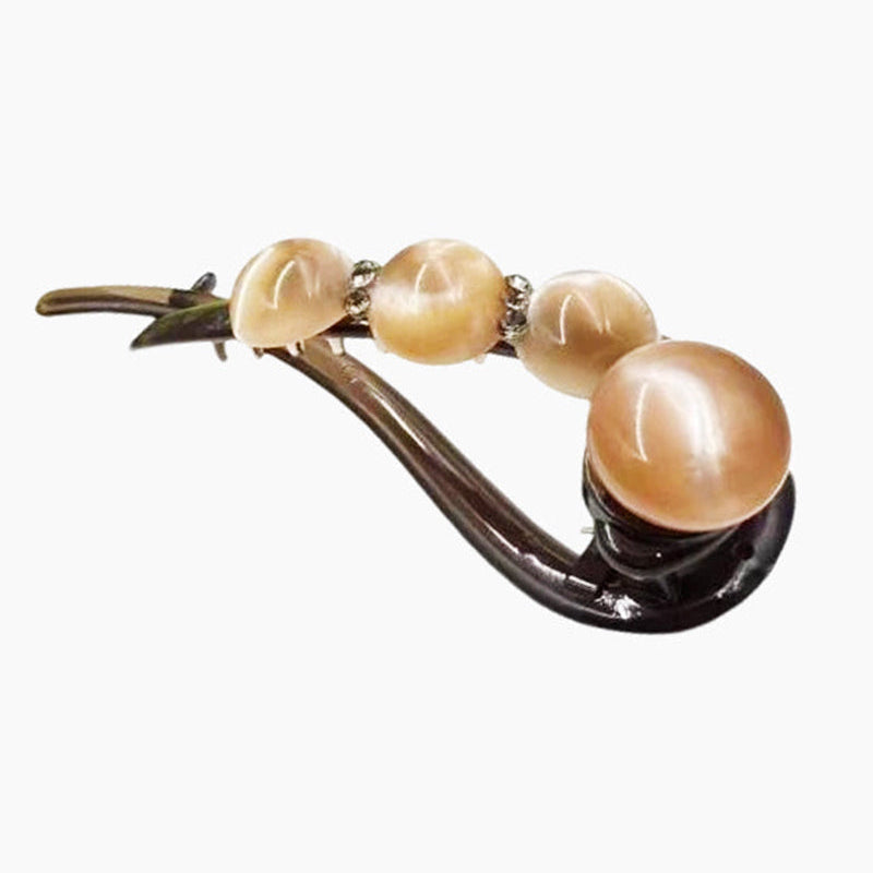 Barrette Élégante Pour Coiffures Vers L’Arrière
