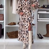 Robe Sexy Col V Imprimée