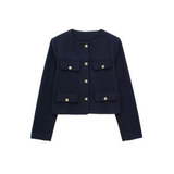 Florine | Veste vintage boutonnée à manches longues pour femme