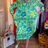 Robes avec coupe ample, imprimés et poches
