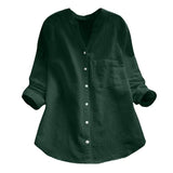 Aloyse | Chemise décontractée en lin et coton pour femme