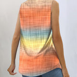 T-shirt Sans Manches Dégradé