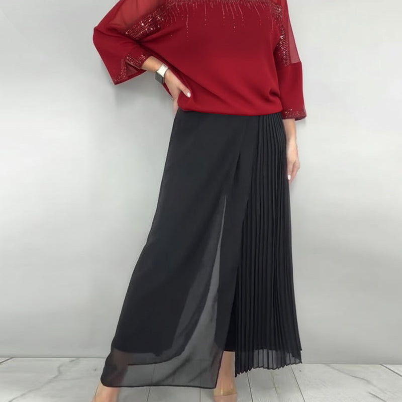 Blouse Maillage Éclaté Loose