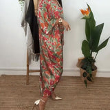 Robe À Col En V Avec Imprimé Torsadé