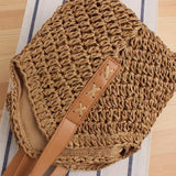 Sac fourre-tout en paille pour femme