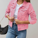 Lucinda | Chemise Décontractée à Manches Longues avec Col Simple pour Femme