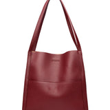 Sac à bandoulière simple de couleur unie