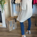 Cardigan de couleur unie