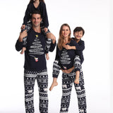 Pyjama familial de Noël à imprimé sapin de Noël