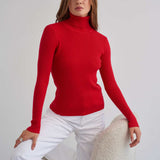 Solene | Pull col roulé classique pour femme