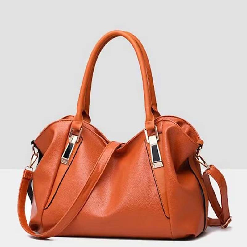 Le sac à main en cuir souple de grande capacité pour femmes