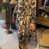 Robe imprimée ample et élégante