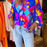 Chemises à manches longues et style décontracté coloré