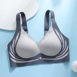 Soutien-gorge push-up sans armatures liftant anti-relâchement