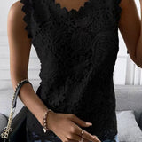 Adalina | Blouse d'Été en Dentelle sans Manches pour Femme
