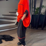 Set Bloomers Amples Casual Color-Blocking