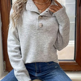 Pull À Col Polo Avec Boutons