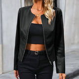 Blakely | Veste Biker à Col Rond pour Femme