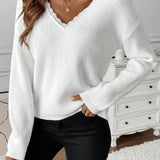 Pull Manches Longues Nœud Dans Le Dos