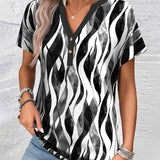 T-Shirt Décontracté Imprimé