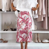 Blouse Couleur Unie Taille Nouée Manche Courte