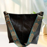 Sac seau vintage à bandoulière de grande capacité