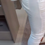 Pantalon Fuselé Décontracté Avec Cordon