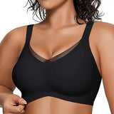 Soutien-Gorge Sans Armature Pour Femme En V Mesh – Bralette Confortable Et Offrant Un Bon Maintien