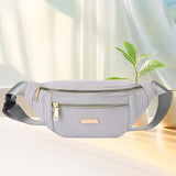 Sac à bandoulière simple de couleur unie sur le devant