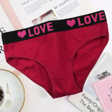Culotte Imprimé Cœur Taille Basse
