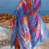 Paréo Imprimé Resort Maillot de Bain