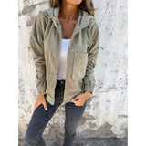 Amara | Veste à capuche zippée à manches longues pour femme