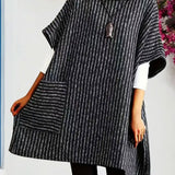 Robe Pull Col Roulé Grosse Maille