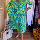 Robes avec coupe ample, imprimés et poches
