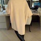 Pull Col Montant Demi-Zip Ample