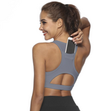 Kylee | Brassière de sport avec compartiment de rangement caché pour femmes