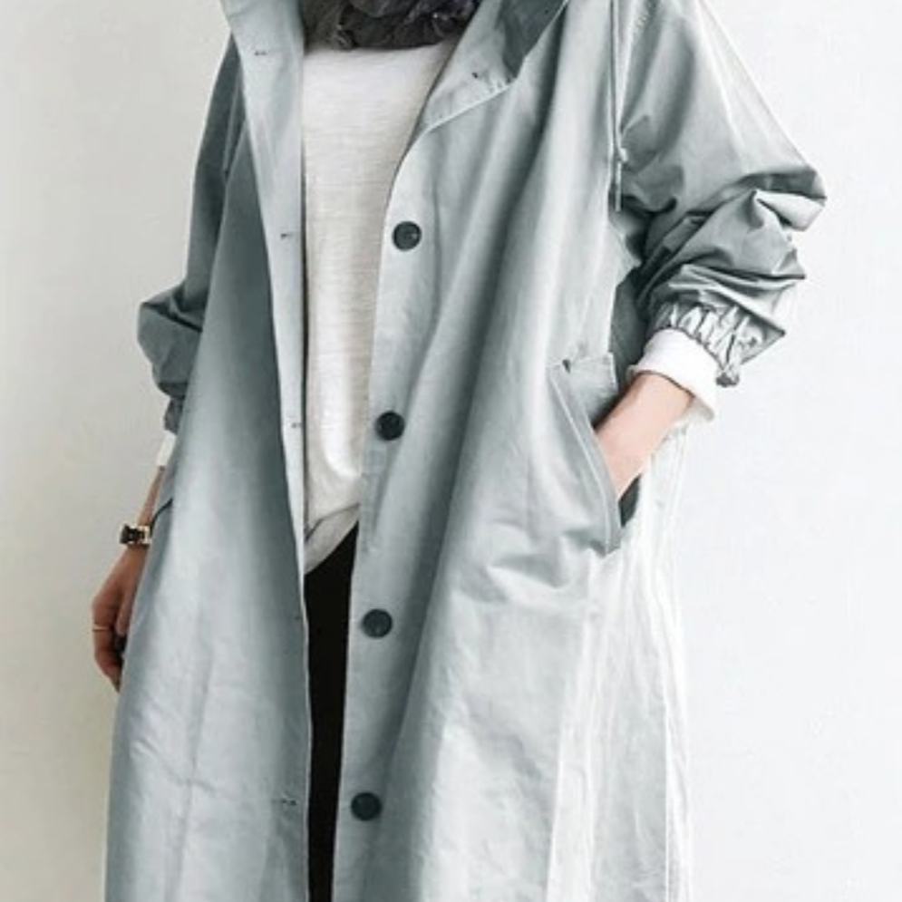 Sanne | Trench-coat Femme Coupe-Vent et Imperméable