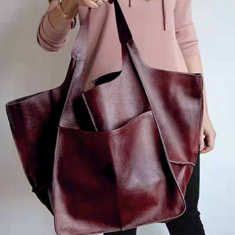Sacs à main en cuir grande capacité pour femme