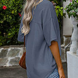 T-shirt manches courtes poche col V