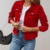 Lucinda | Chemise Décontractée à Manches Longues avec Col Simple pour Femme