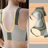 Soutien-gorge push-up sans armatures liftant anti-relâchement