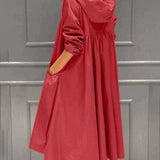 Klarissa | Manteau de pluie long avec capuche pour femme