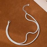 🏖️ Bracelets De Cheville Femme Kc Or & Argent Sterling