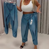 Pantalon Au Design Tendance En Forme De Lanterne