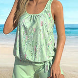 Maillot De Bain Imprimé Collier De Perles Deux-Pièces